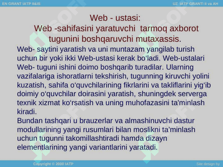 Online kurs platformasi uchun veb sayt yaratish 3