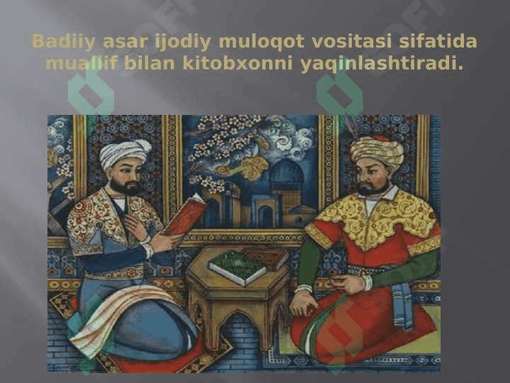 Badiiy asar haqida ta’limot 4