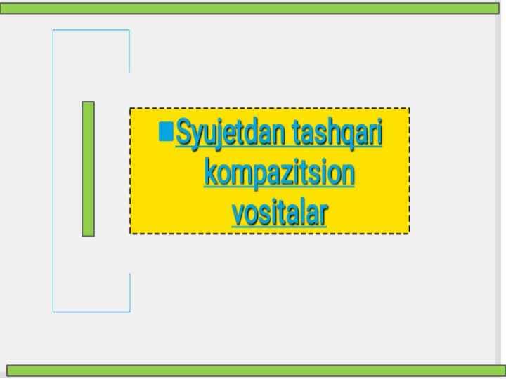 Syujetdan tashqari kompazitsion vositalar 1