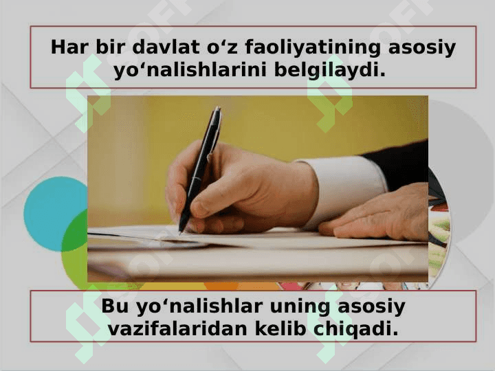 Davlat funksiyalari 2