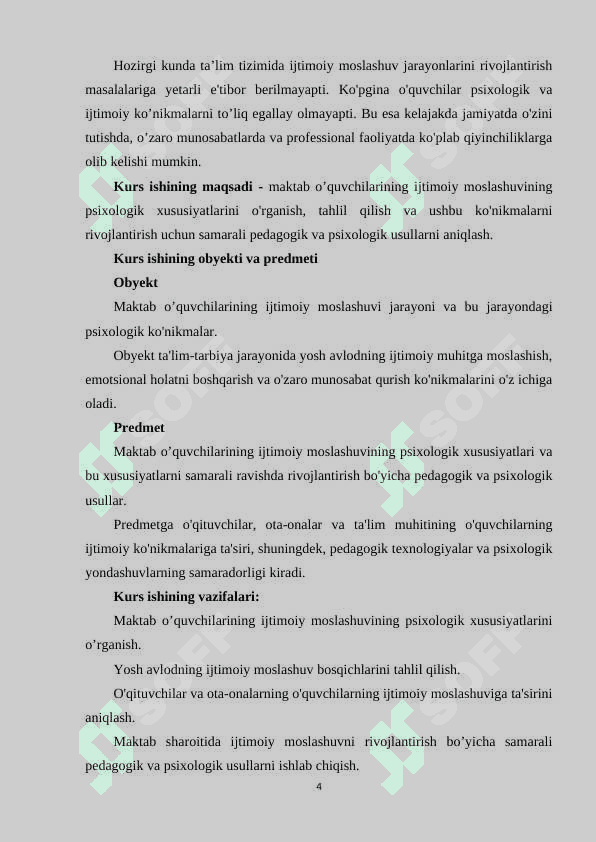 Maktab o’quvchilarining ijtimoiy moslashganligining psixologik xususiyatlari 4