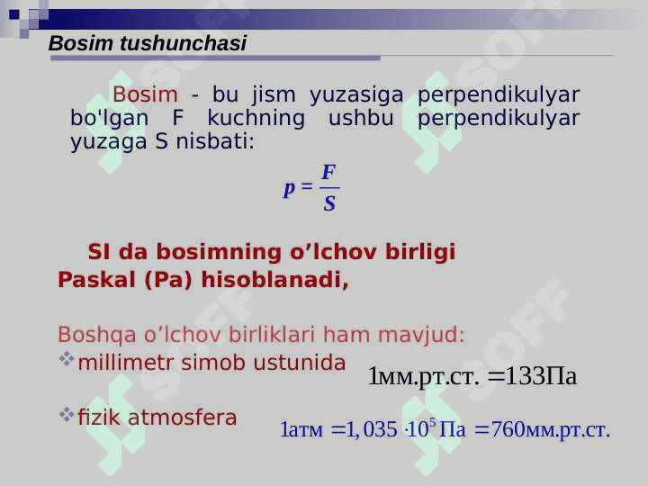 SUYUQLIKLAR MEXANIKASI ELEMENTLARI 6
