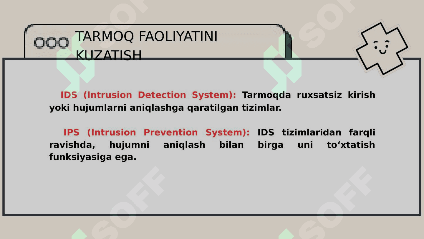 Axborot tizimlari va resurslaridan ruxsatsiz foydalanishlarni aniqlash uslubiyati 5