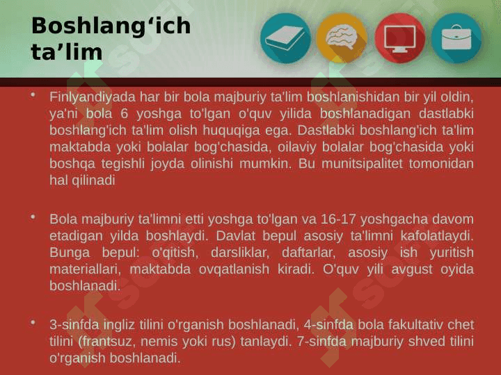 Finlyandiyada boshlang‘ich ta’lim 3