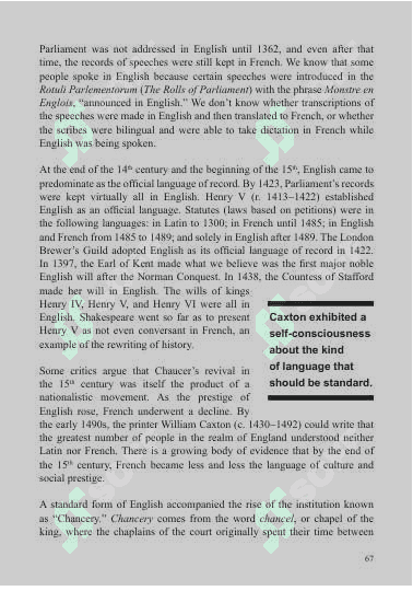 The Return of English as a Standard 2