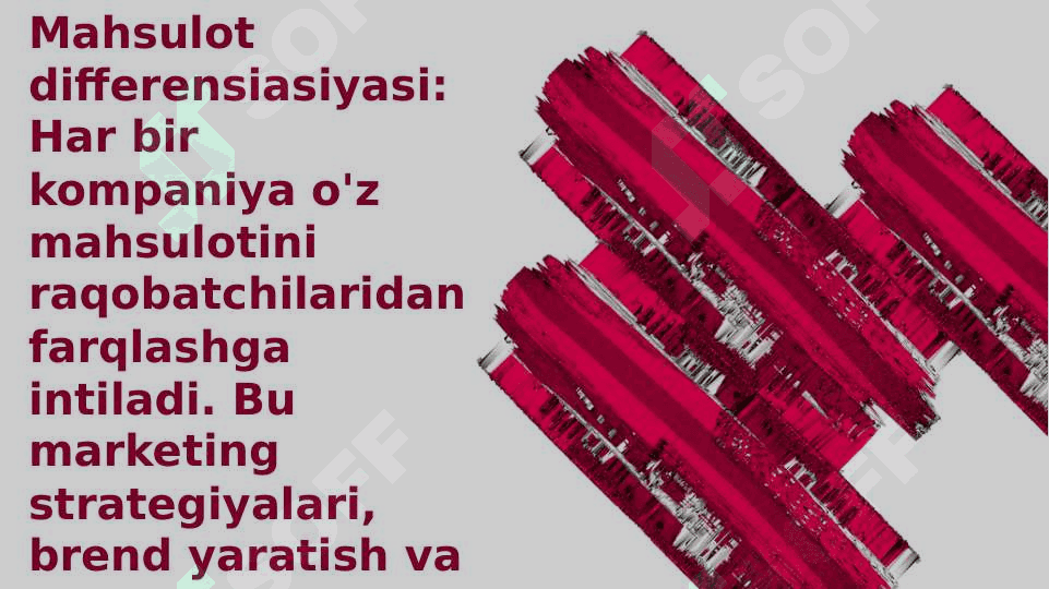 Raqobatlashgan monopol bozor, ustun jihatlari va kamchiliklari 3