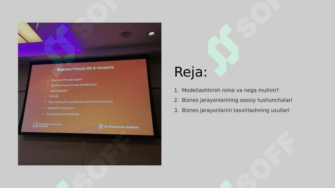 Biznes jarayonlarini modellashtirish uslubiyati 2