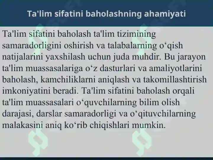 Pedagogik kvalimetriyaning mazmuni-lnternet tarmog'idan mavzuga doir axborotlar izlash va tahlil qilish. 5