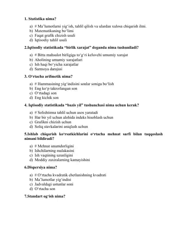 Statistika