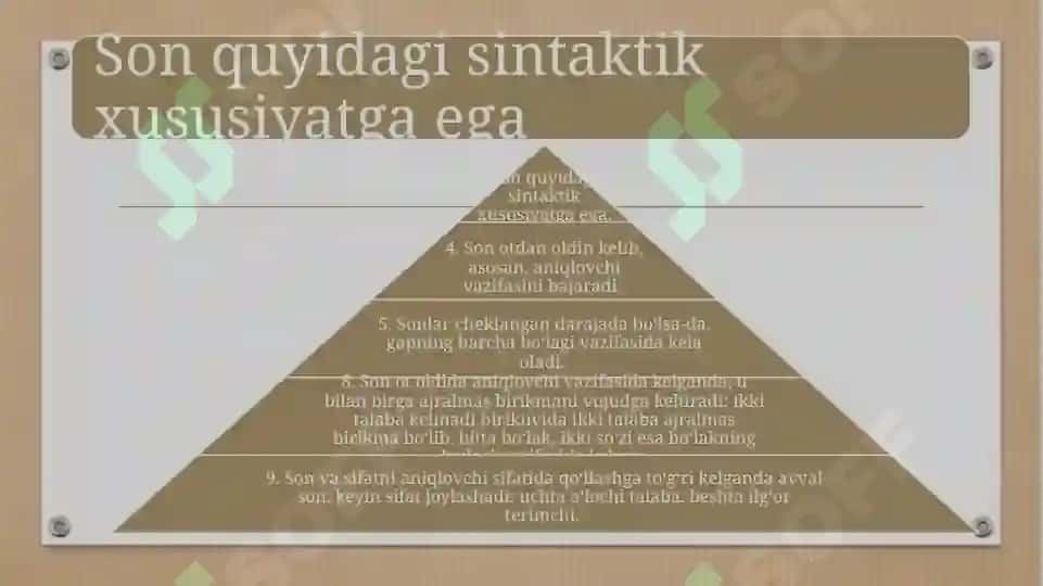 Son so'z turkumi haqida 4
