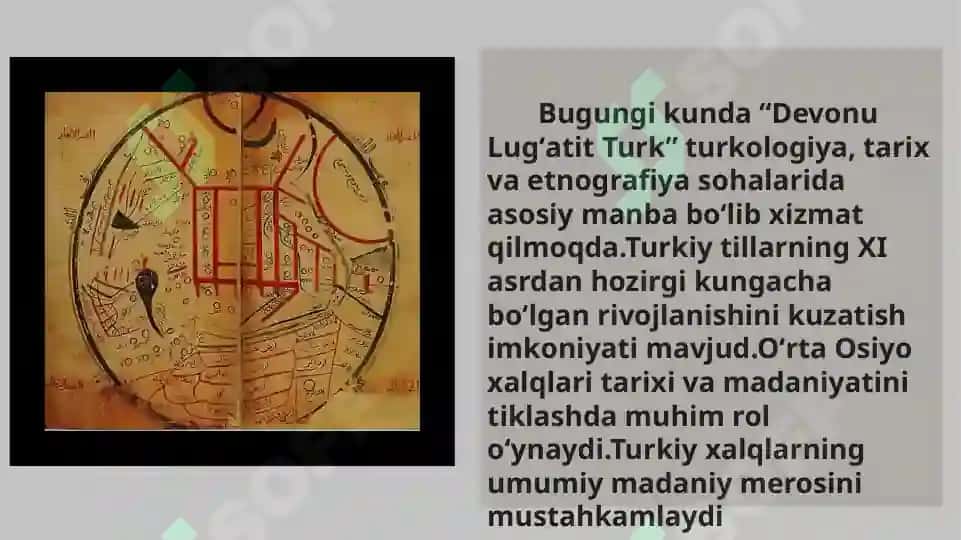 Mahmud Koshgʻariy  “Devonu lugʻatit turk” 4