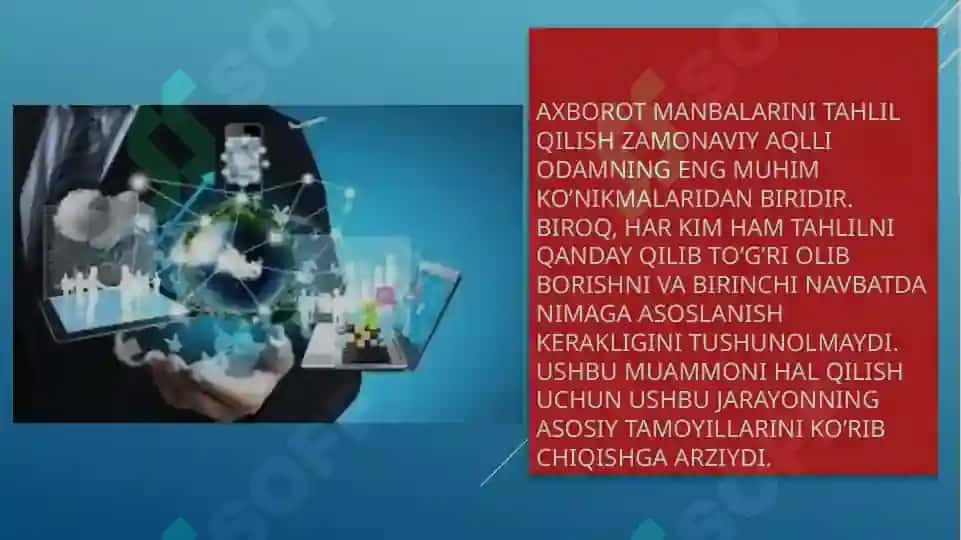 birlamchi  va  ikkilamchi  axborot  manbalarini tanqidiy  tahlil  qilish 3
