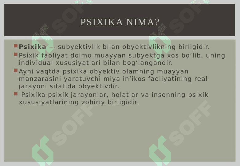 Psixikaning  filogenetik taraqqiyoti 6