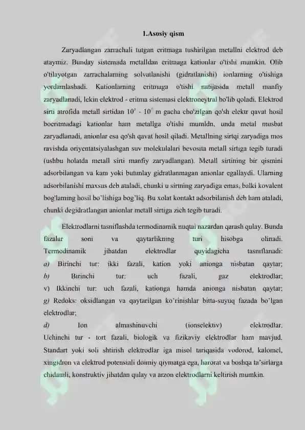 Elektrod potensiallarni aniqlash usullari 5