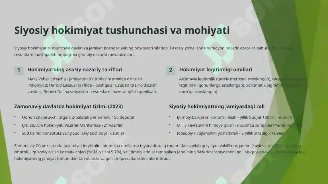 Siyosiy Hokimiyat 3
