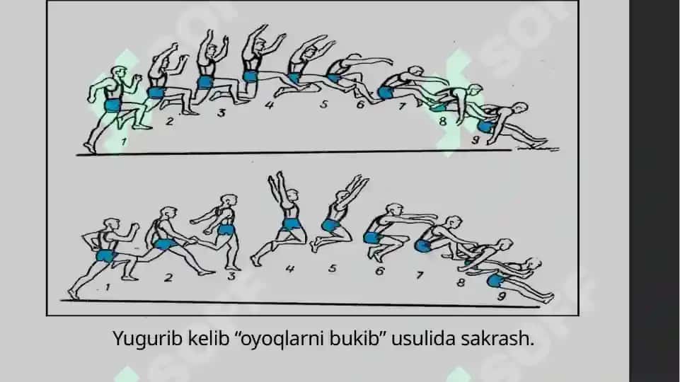 Oyoqlarni bukib sakrash texnikasi asoslari 4