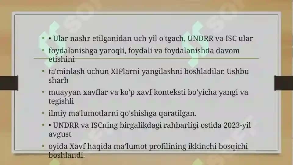 PROFILAKTIKAGA MUHTOJ BOʻLGAN YUQORI XATARLI GURUHLAR 7