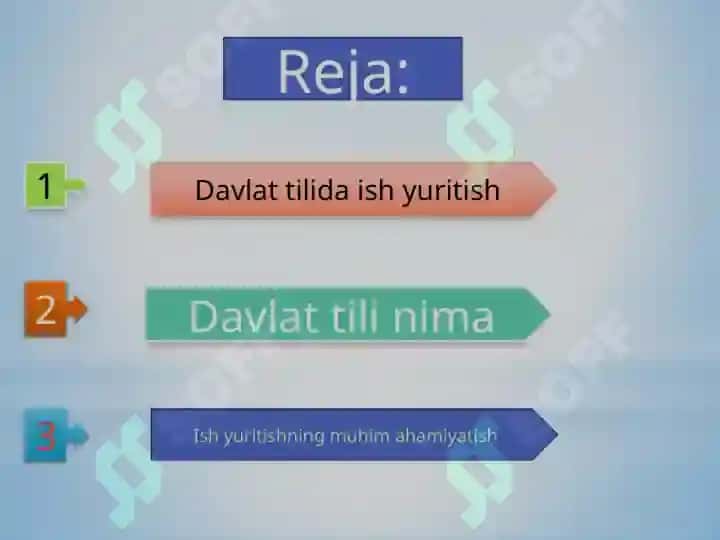 Davlat tilida ish yuritish qog'ozlari 2