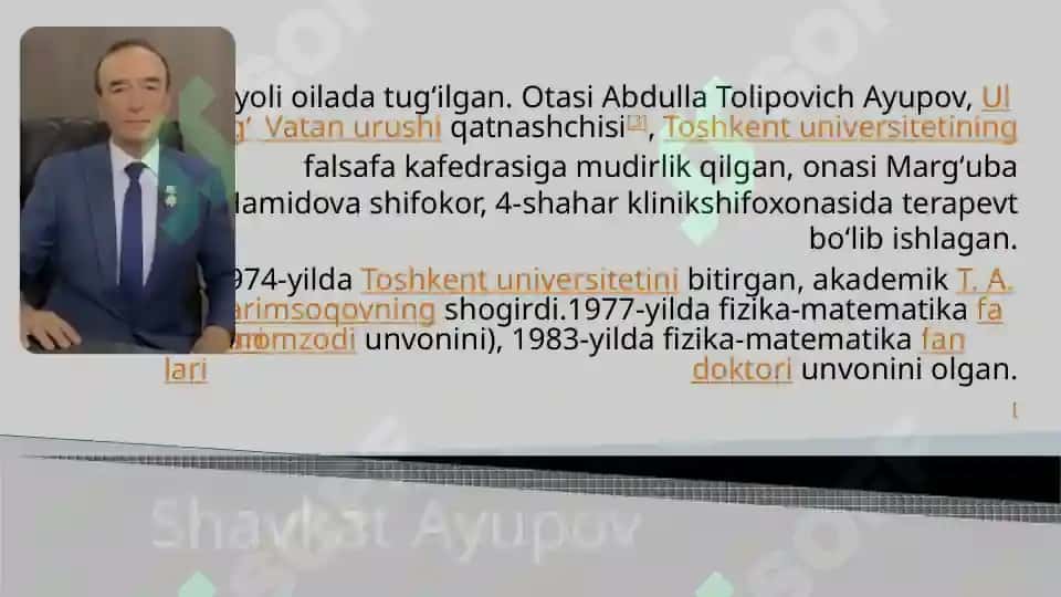 Oʻzbek matematiklari 2