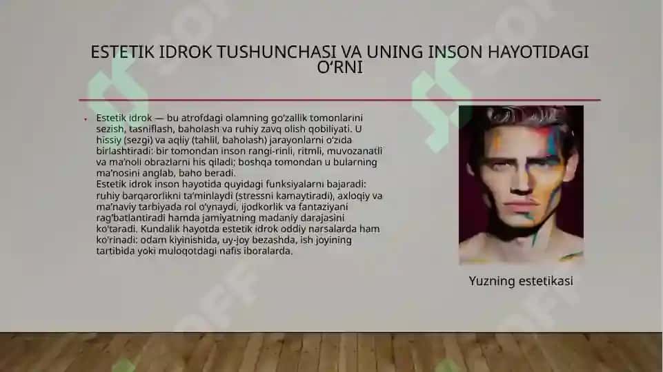 Dunyoni estetik idrok etishda badiiy asarlarning ahamiyati 4