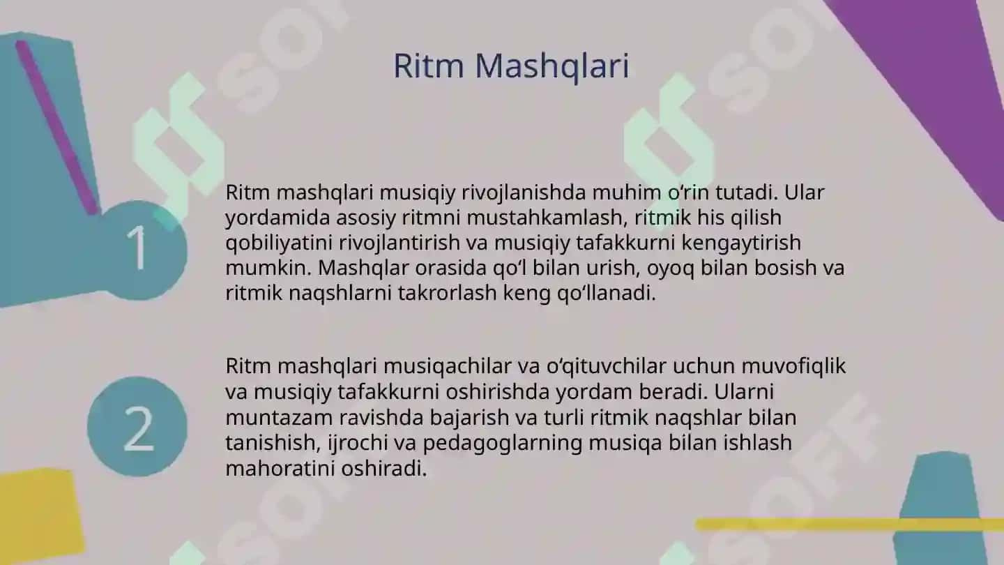 Musiqa ortida umum rivojlantiruvchi mashqlar 8