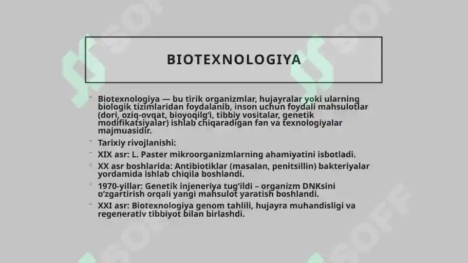 Stomatologiyada genetik injeneriya va biotexnologiya 4