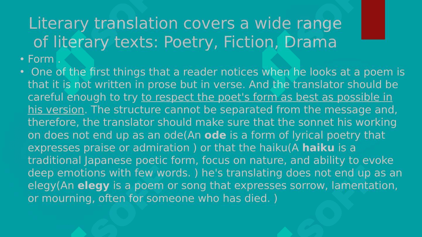 Challenges in literary translation 4