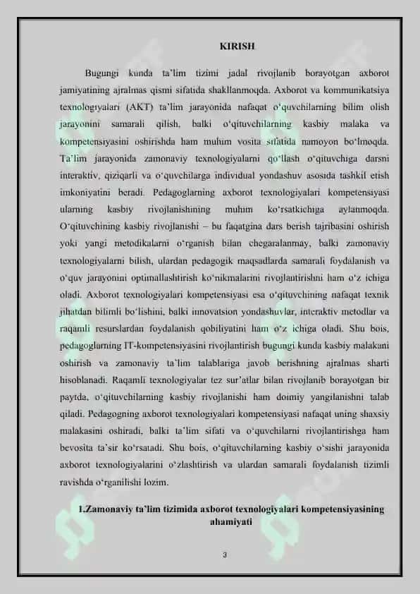 O‘qituvchining kasbiy rivojlanishida axborot texnologiyalari kompetensiyasi 3
