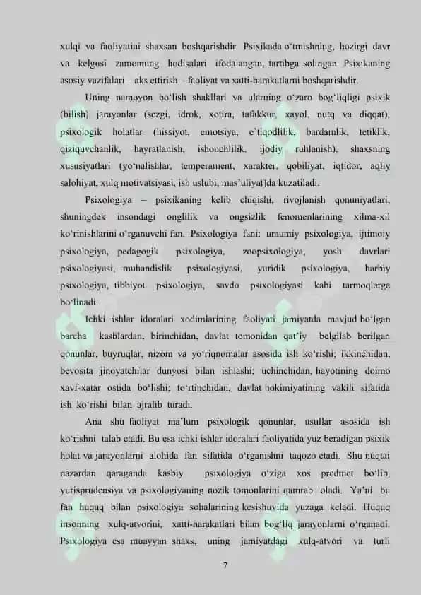 Yuridik tashkilot xodimlari shaxsining psixologik tuzilishi 7