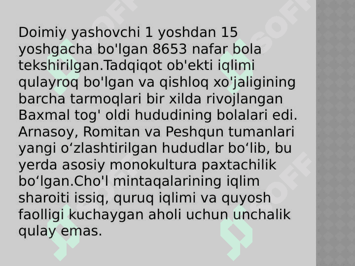 Karies epidemiologiyasi. 3