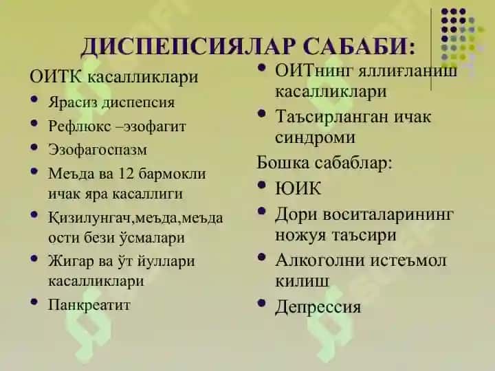 ДИСПЕПСИЯ 6
