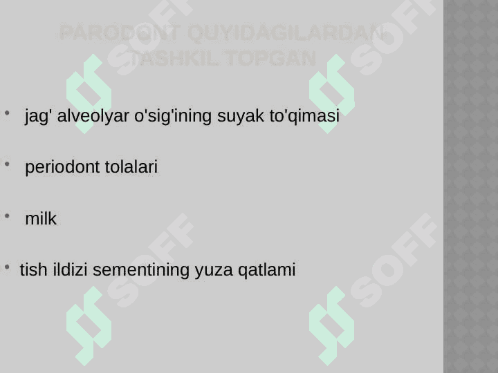 Bolalarda parodont tuzilishining anatomik va fiziologik xususiyatlari 5