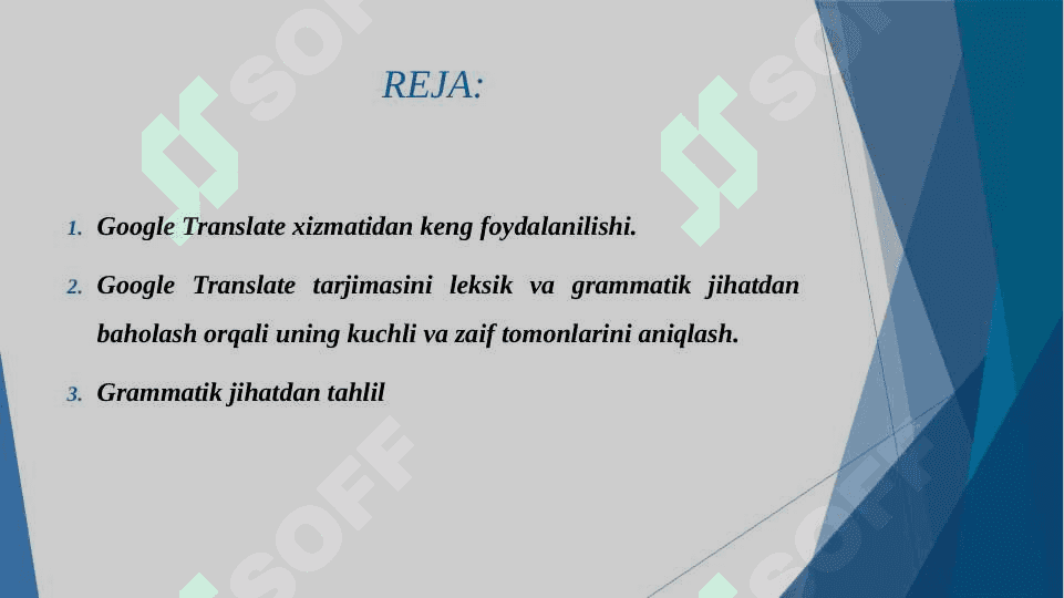 Google translate tarjimasini leksik va grammatik jihatdan analiz qilish 2