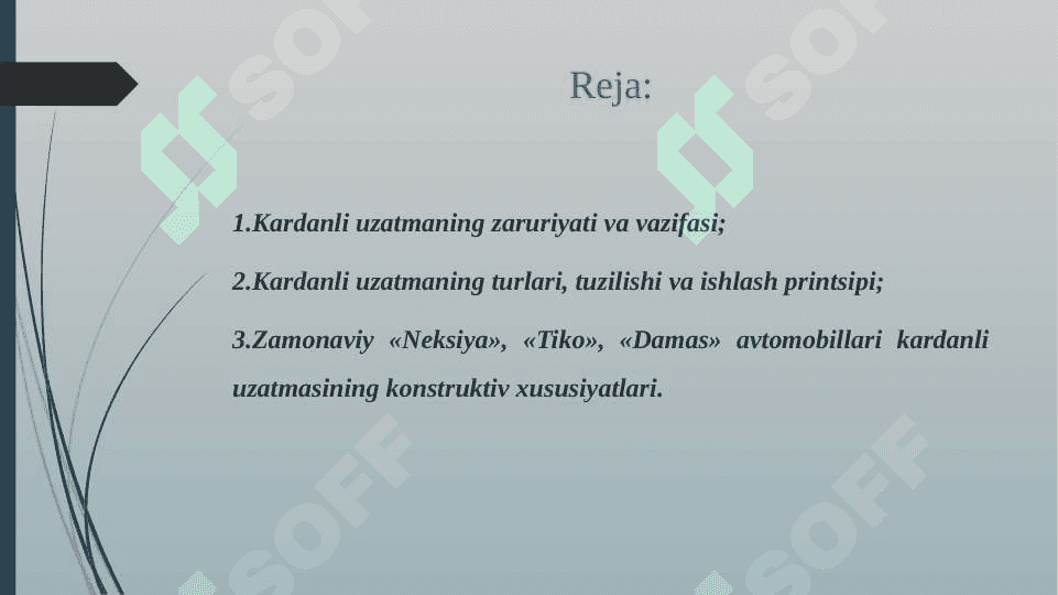 Kardanli uzatma 2