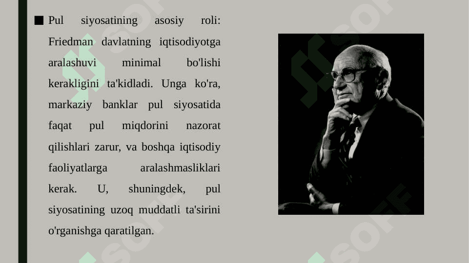 M.Fridmenning zamonaviy miqdoriylik nazariyasi 4