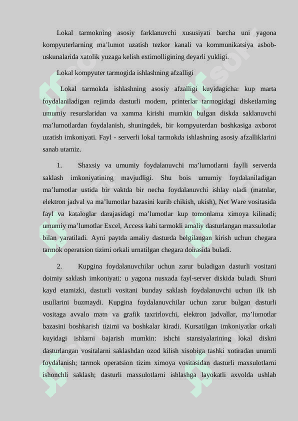 TELEKOMMUNIKATSIYA TIZIMLARINING TASNIFI VA TAHLILI 8