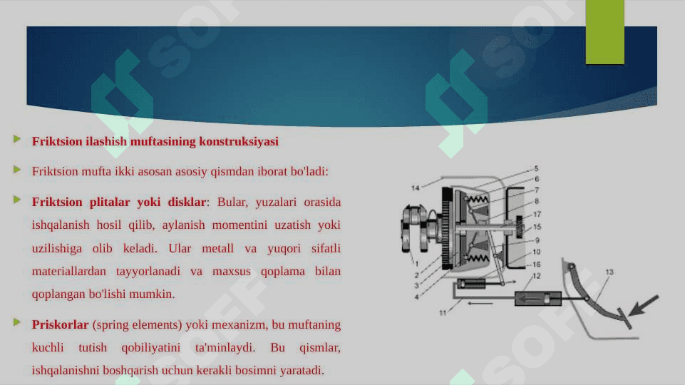 Transmissiya ilashish muftasi 3