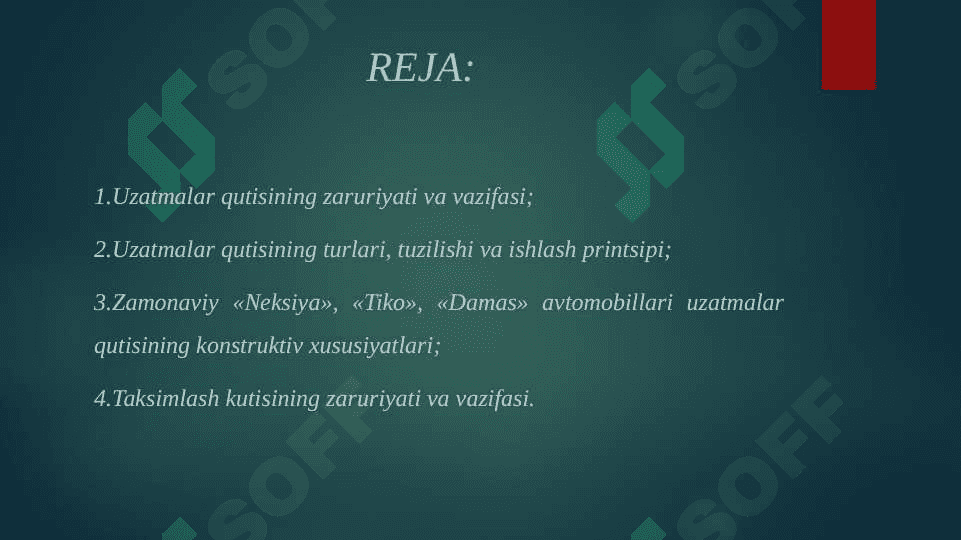 UZATMALAR QUTISI VA TAQSIMLASH QUTISI 2