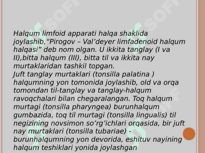 Halqum funksional va
topografik anatomiyasi 8