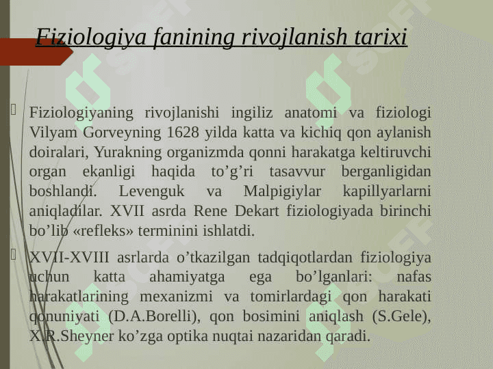 Yosh fiziologiyasi. Yosh fiziologiyasiga kirish. Оrganizm o‘sish va rivojlanishning umumiy qonuniyatlari 2