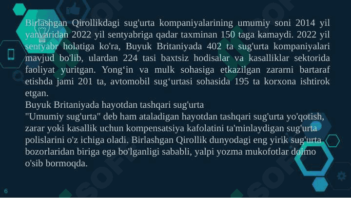Buyuk britaniya sug’urta tizimi 6