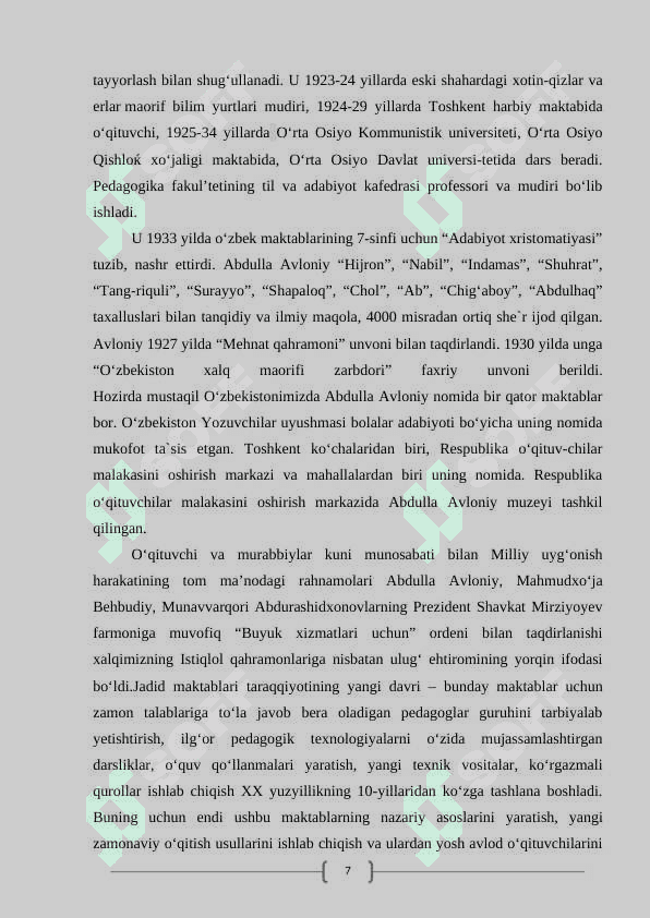 kurs ishi 7