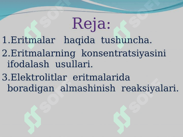 Eritmalar konsentratsiyalarini ifodalash usullari 2