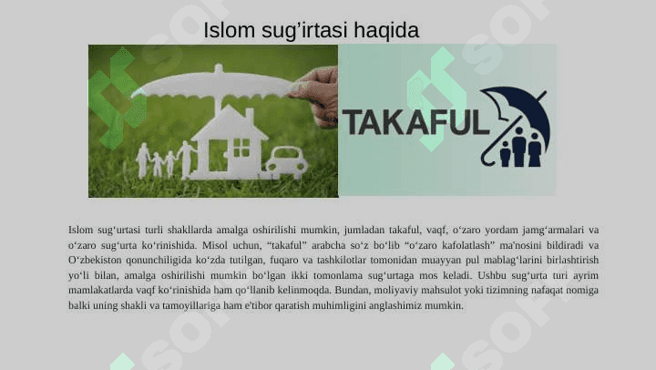 ISLOM (TAKAFUL) SUG’URTA TIZIMI 3