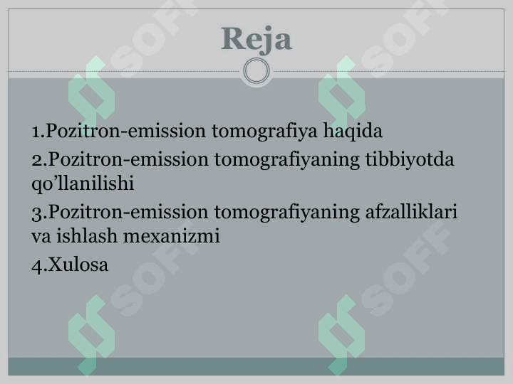 POZITRON- EMISSION TOMOGRAFIYA 2