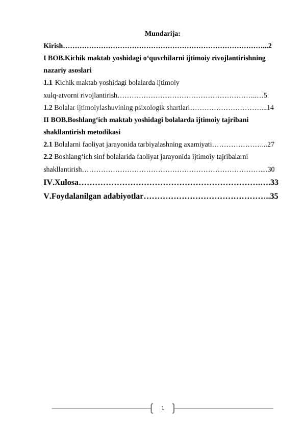 kurs ishi