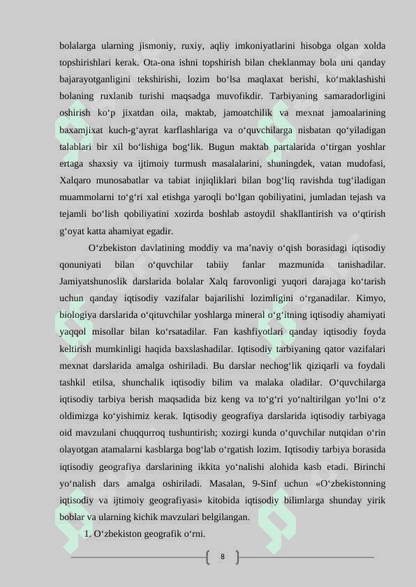 kurs ishi 8