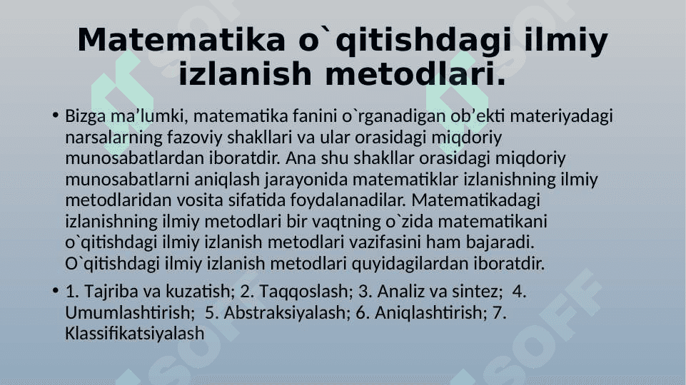 Mаtеmаtik tа’lim mеtоdlаri 4