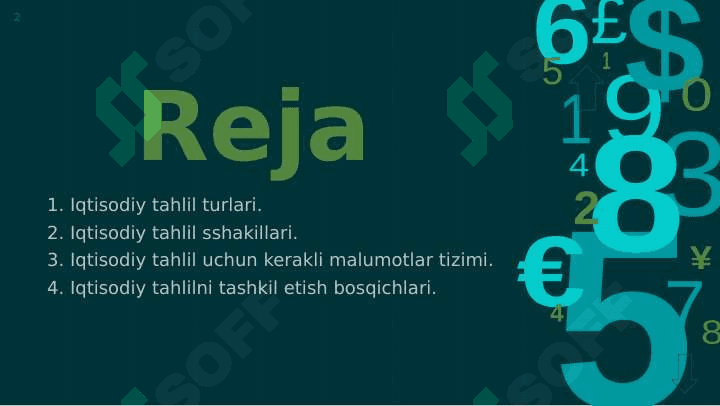 iqtisodiy tahlil turlari 2