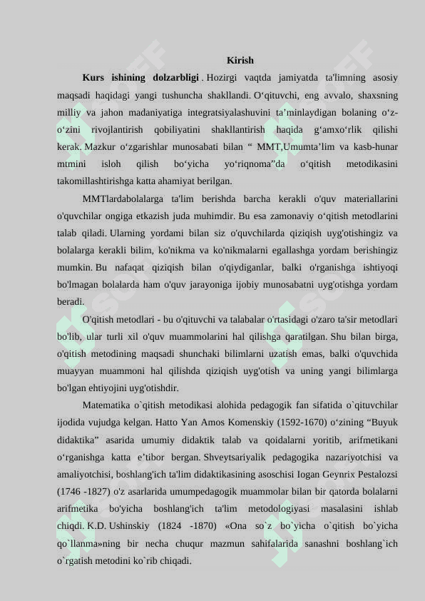 Matematikaga o’rgatishning zamonaviy  metodlari. 3